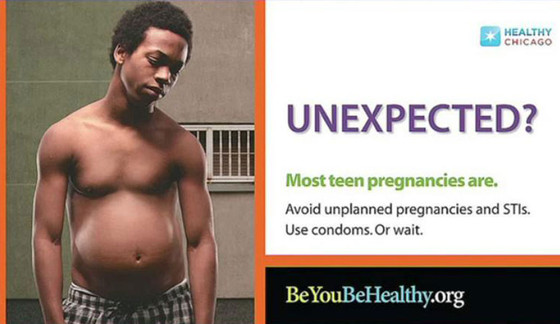 Healthy Chicago Ad, Pregnant Boy Healthy Chicago Ad, Pregnant Boy